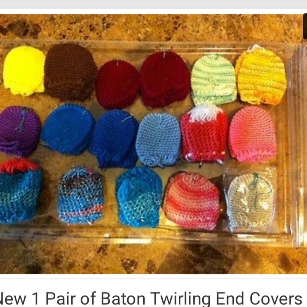 Baton Twirling End Covers Valentine Gift